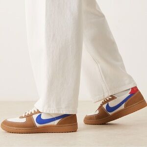 NEW NIKE Men's Field General Blue white red and Brown Sneakers size 8 men